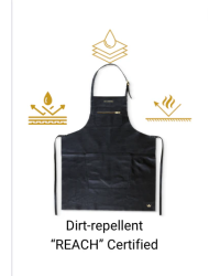 Brown vintage leather BBQ apron | dutchdeluxes