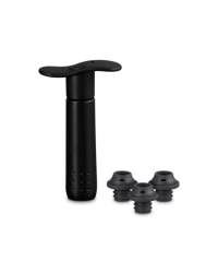 Wine pump with 3 stoppers WA-137 Black | Le Creuset