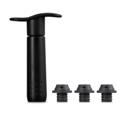 Wine pump with 3 stoppers WA-137 Black | Le Creuset