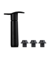 Wine pump with 3 stoppers WA-137 Black | Le Creuset