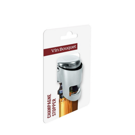 Chrome Champagne & Sparkling Wine Stopper | Vin Bouquet