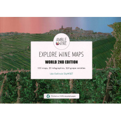 Explore Wine Maps: World 2nd Edition, 100 Maps, 30 infographics, 360 grape Varieties (English Edition)