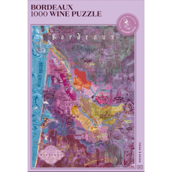 Wine Puzzle - Bordeaux 1000 pieces 18.9" x 26.8" | Water&Wines