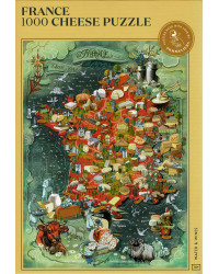 Puzzle Cheeses of France 1000 Pieces 48 x 68 cm | Water&Wines