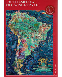 Wine Puzzle - South America 1000 pieces 48 x 68 cm | Water&Wines