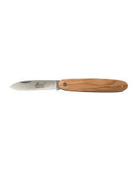 Navette Douris Chastel pocket knife, 1-piece full handle – Olive Wood PM 10cm