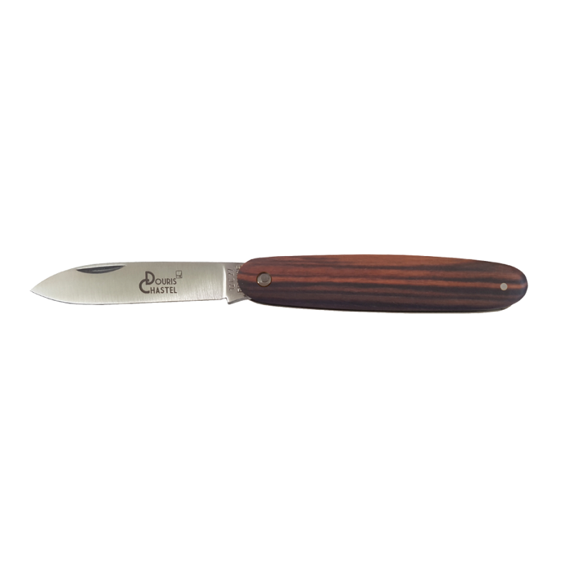 Navette Douris Chastel pocket knife, 1 piece full handle – Violet wood PM 10cm