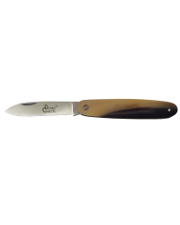 Pocket knife Navette Douris Chastel, 1 piece full handle – Horn Tip PM 10cm