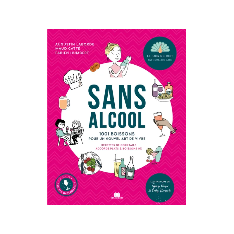 Non-Alcoholic - 1001 Drinks for a New Art of Living (French Edition) Cocktail Recipes and Food & Drink Pairings 0%