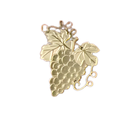 Golden Grape Magnetic Brooch Oenology