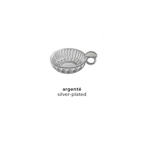 Magnetic pin "Silver-plated metal Tastevin" Oenology series