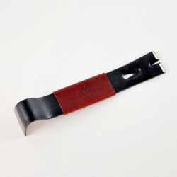 Crowbar - safe opener in its case, camel vegetable-tanned leather grip