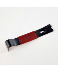 Crowbar - safe opener in its case, camel vegetable-tanned leather grip