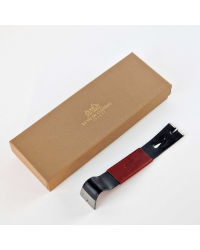 Crowbar - safe opener in its case, camel vegetable-tanned leather grip