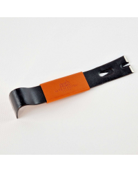 Crowbar - safe opener in its case, camel vegetable-tanned leather grip