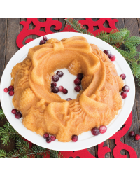 Christmas Crown Bundt® Cake Pan Silver