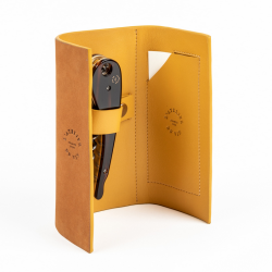 Soft Machine® Dandy: Sommelier corkscrew in its leather pouch | L'Atelier du Vin