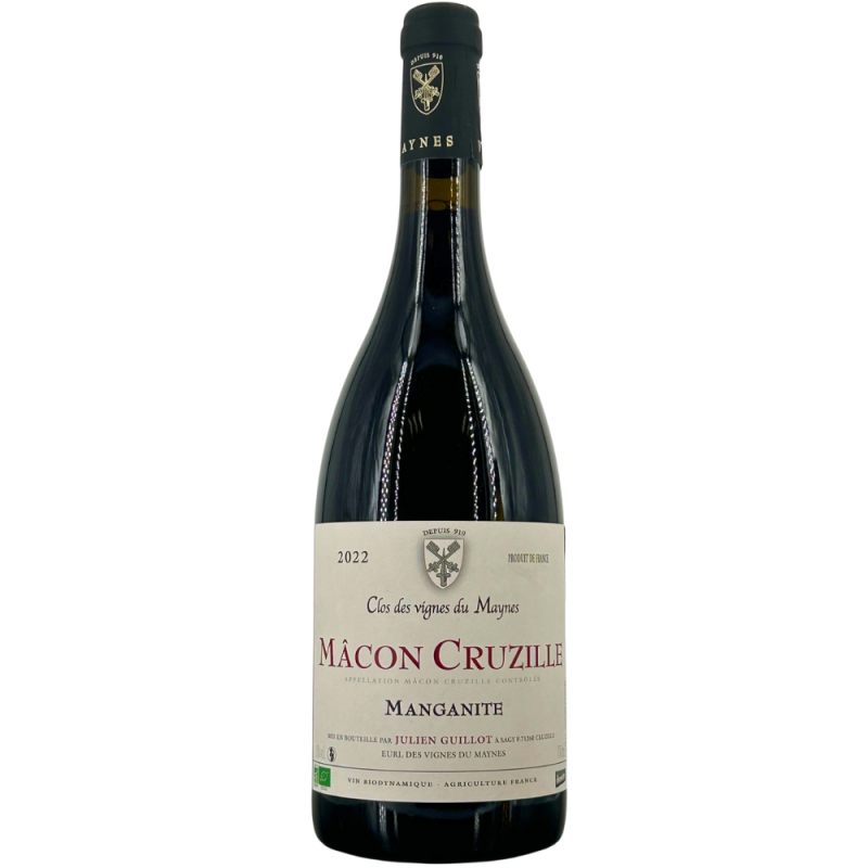 Mâcon Cruzille Rouge "Manganite" 2022 | Wine from Domaine Julien Guillot