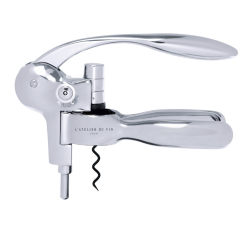 Oeno Box® Sommelier Set: Chrome Metal Lever Corkscrew | L'Atelier du Vin