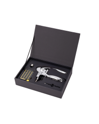 Oeno Box® Sommelier Set: Chrome Metal Lever Corkscrew | L'Atelier du Vin