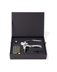 Oeno Box® Sommelier Set: Chrome Metal Lever Corkscrew | L'Atelier du Vin