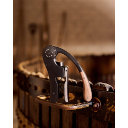 Oeno Motion® Wood & Black: Lever corkscrew | L'Atelier du Vin