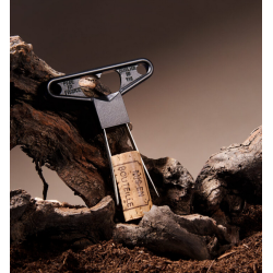 Bilame Noir: Two-pronged corkscrew in black metal | l'Atelier du Vin