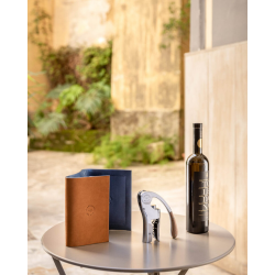 Oeno Motion® Nomad: Set with vertical lever corkscrew in a genuine leather case | L'atelier du Vin