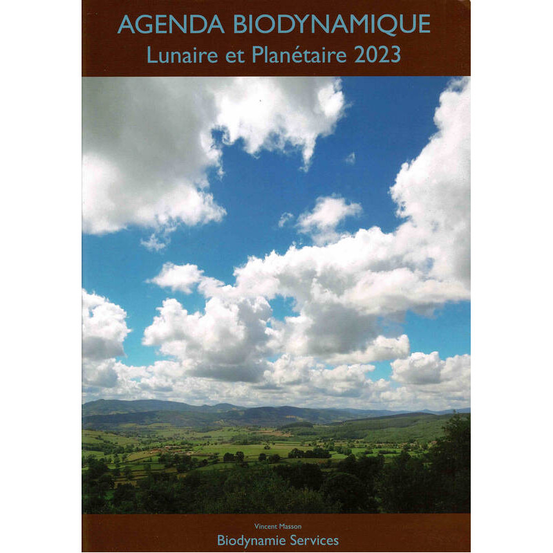 Agenda Biodynamique Lunaire et planétaire 2023 | Vincent Masson