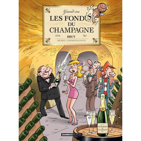 Les fondus du vin : Le Champagne |  Herve Richez, Christophe Cazenove, Stedo