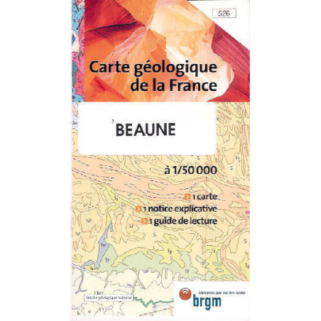 Geological map of Beaune (1/50,000) | Bureau of Geological and Mining Research - BRGM