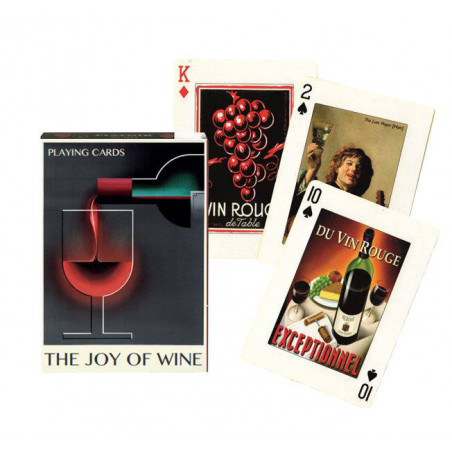 Deck of 55 cards "The Joy of wine"