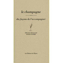 Le champagne, dix façons de l'accompagner (French edition) by Sébastien Demorand & Antoine Gerbelle