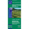 Wine list 132x50 cm "Burgundy wines: The Côte d'Or" | IGN France