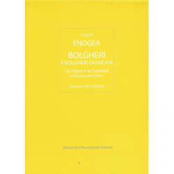 Carte pliée des vignobles "Bolgheri, e Bolgheri Sassicaia" 59x84 cm | Enogea