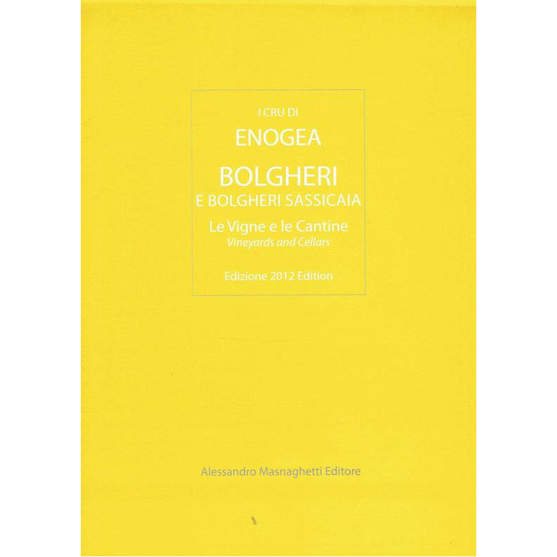 Folded map of the vineyards "Bolgheri, e Bolgheri Sassicaia" 59x84 cm | Enogea