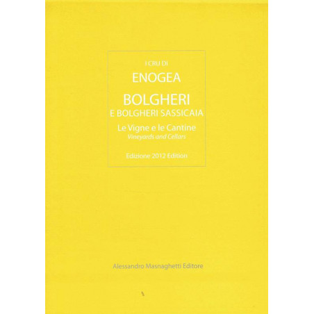 Folded map of the vineyards "Bolgheri, e Bolgheri Sassicaia" 59x84 cm | Enogea