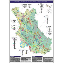 Map of the vineyard "Chianti Classico Generale" 59x84 cm | Enogea