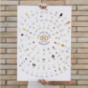 Poster "Around the World in 80 glasses" 50x70 cm | The Wine List please?