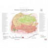 Plot map of the appellation "Corton & Corton-Charlemagne, Grand Cru" 80x60 cm | Laurent Gotti