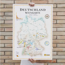Carte des vins "Allemagne"...