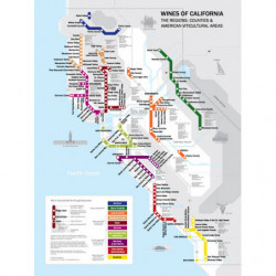 Wall Wine Map: Metro Wine...