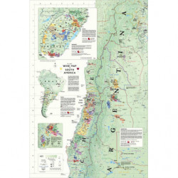 Wall Wine Map: Vinyards of...