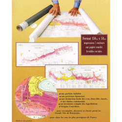 Map of Burgundy's Vineyards...