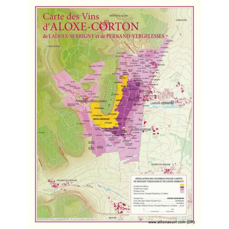 Wine List "Aloxe-Corton, Pernand-Vergelesses and Ladoix-Serrigny" | Benoît France