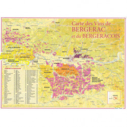 Wine List "Bergerac and Bergerac" 30x40 cm | Benoît France