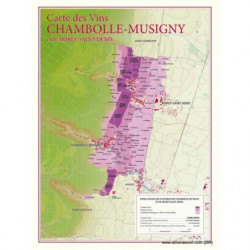 Wine list "Chambolle-Musigny et Morey-Saint-Denis" 30x40 cm | Benoît France