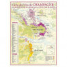 Wine list 30x40 cm "Champagne: The Montagne de Reims and the Côte des Blancs" | Benoît France