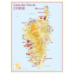 Wine list "Corsica" 30x40 cm | Benoît France