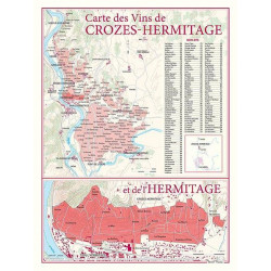 Wine list "Crozes-Hermitage" 30x40 cm | Benoît France